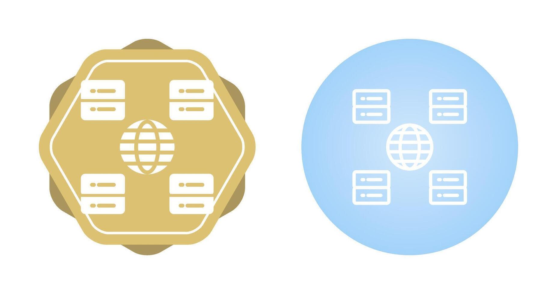 Content Delivery Network Vector Icon