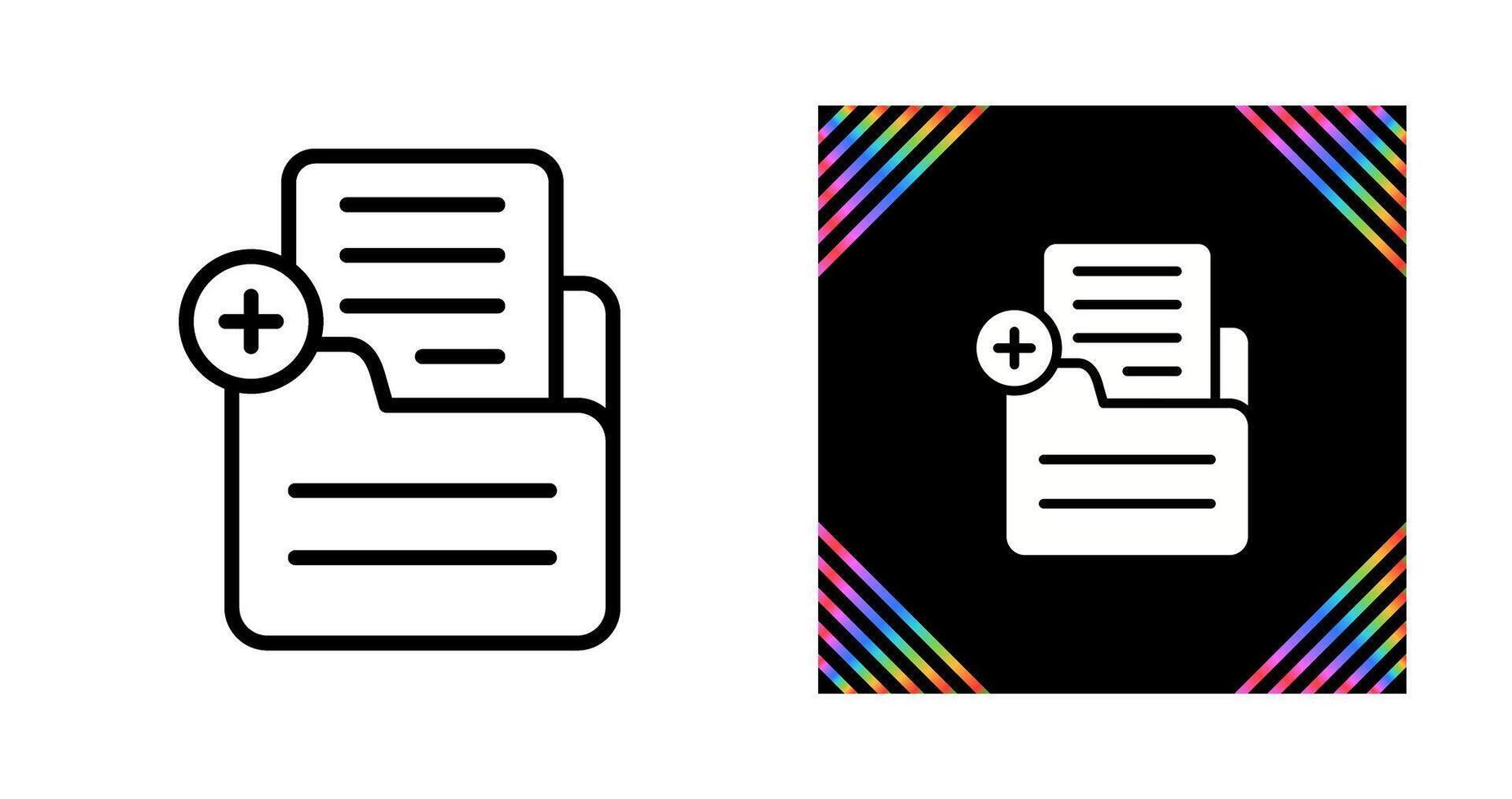 Document Add Vector Icon