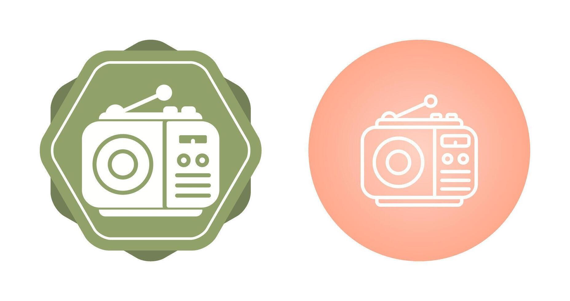 Radio Vector Icon