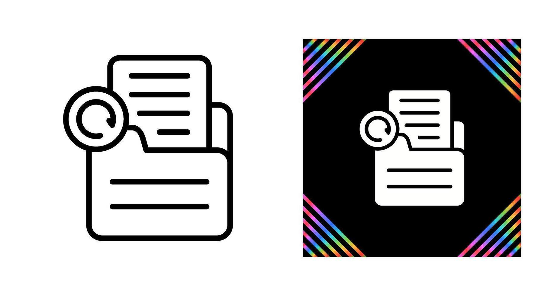 Document Redo Vector Icon