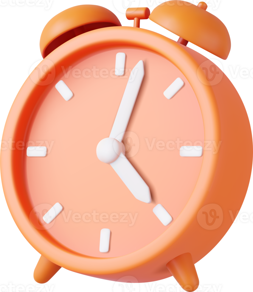 3d alarm clock png