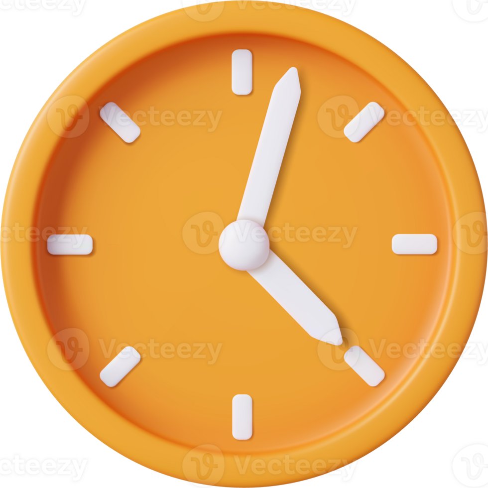 3d alarm clock png