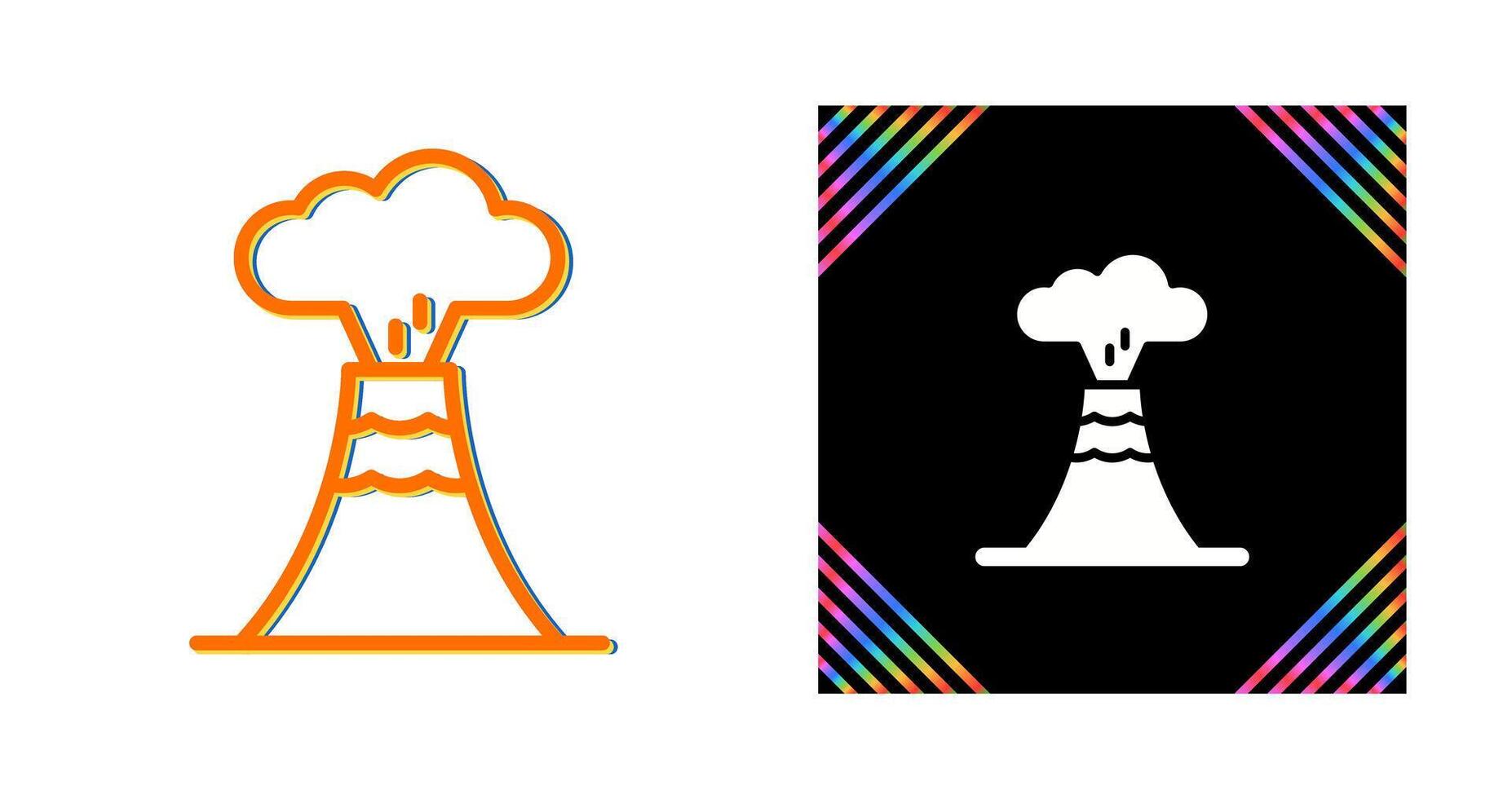 Volcano Vector Icon