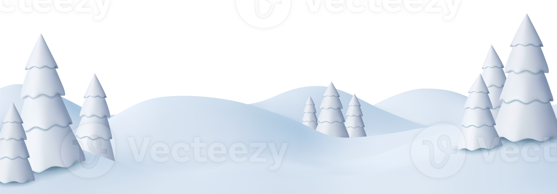 3d Natural Winter background png