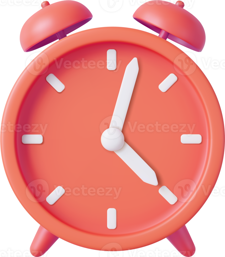 3d alarm clock png