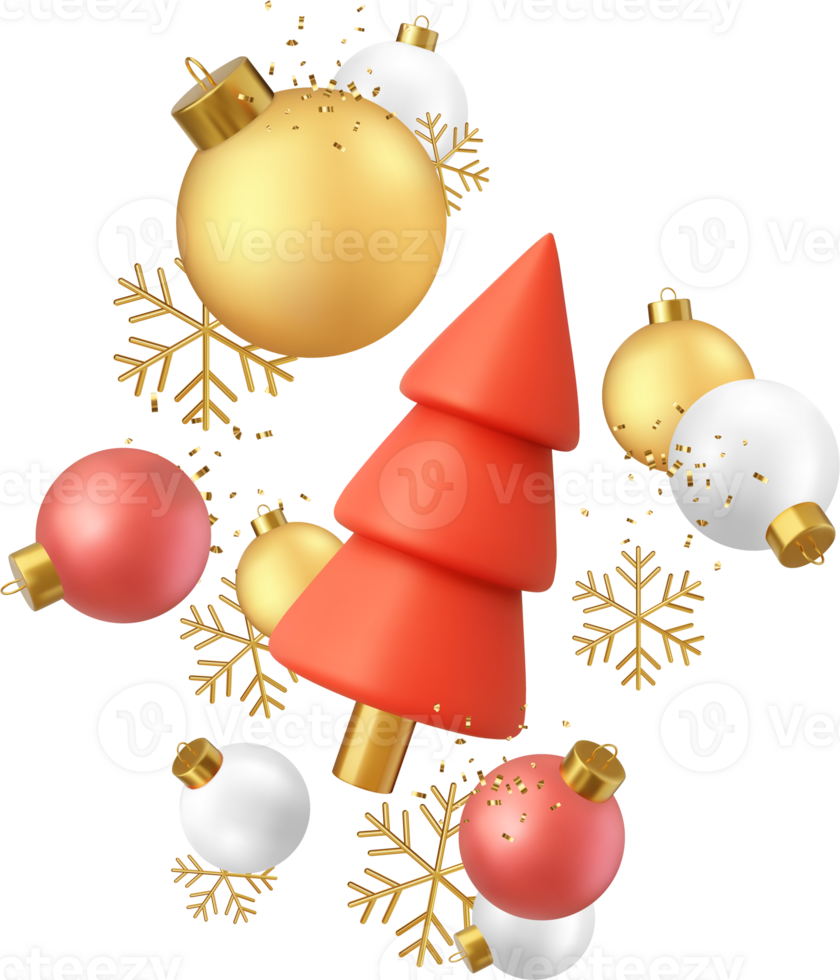 3d allegro Natale decorazione png