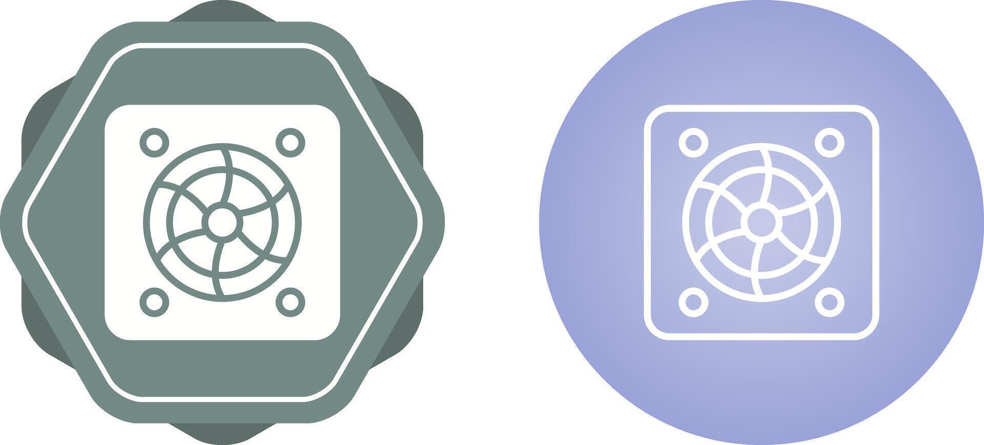 Cooling Fan Vector Icon