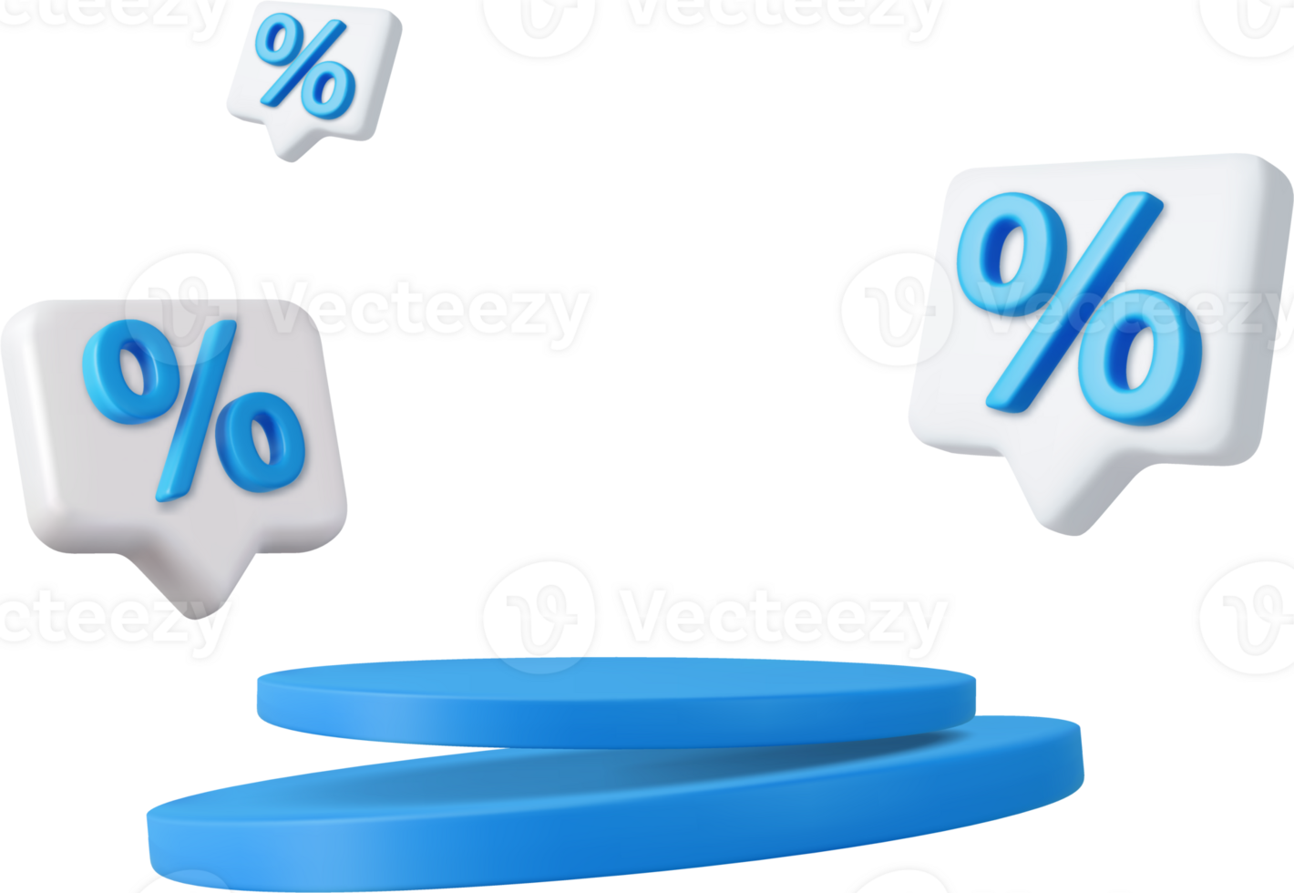 3d Discount product sale podium png