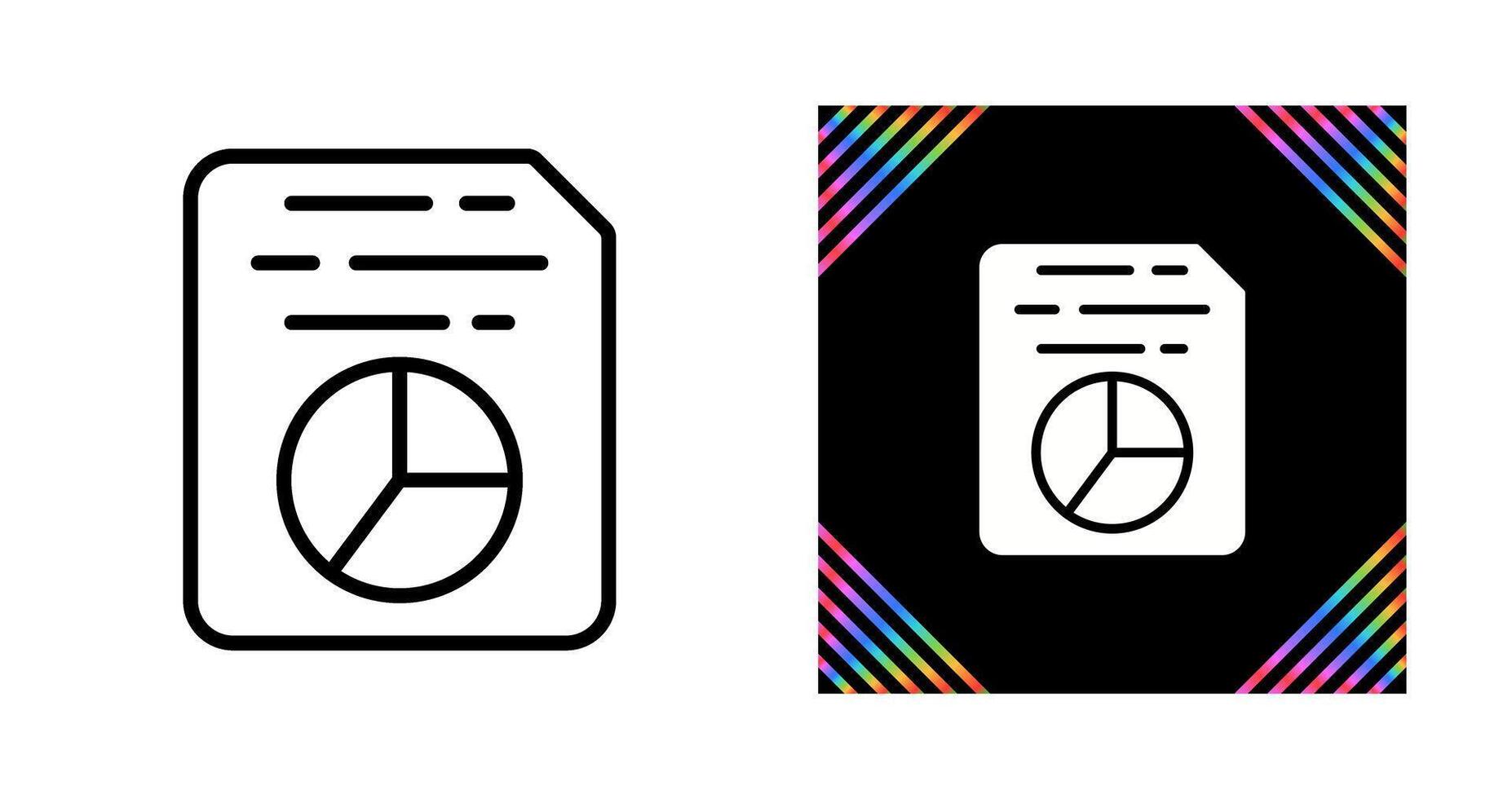 Document Insert Diagram Vector Icon