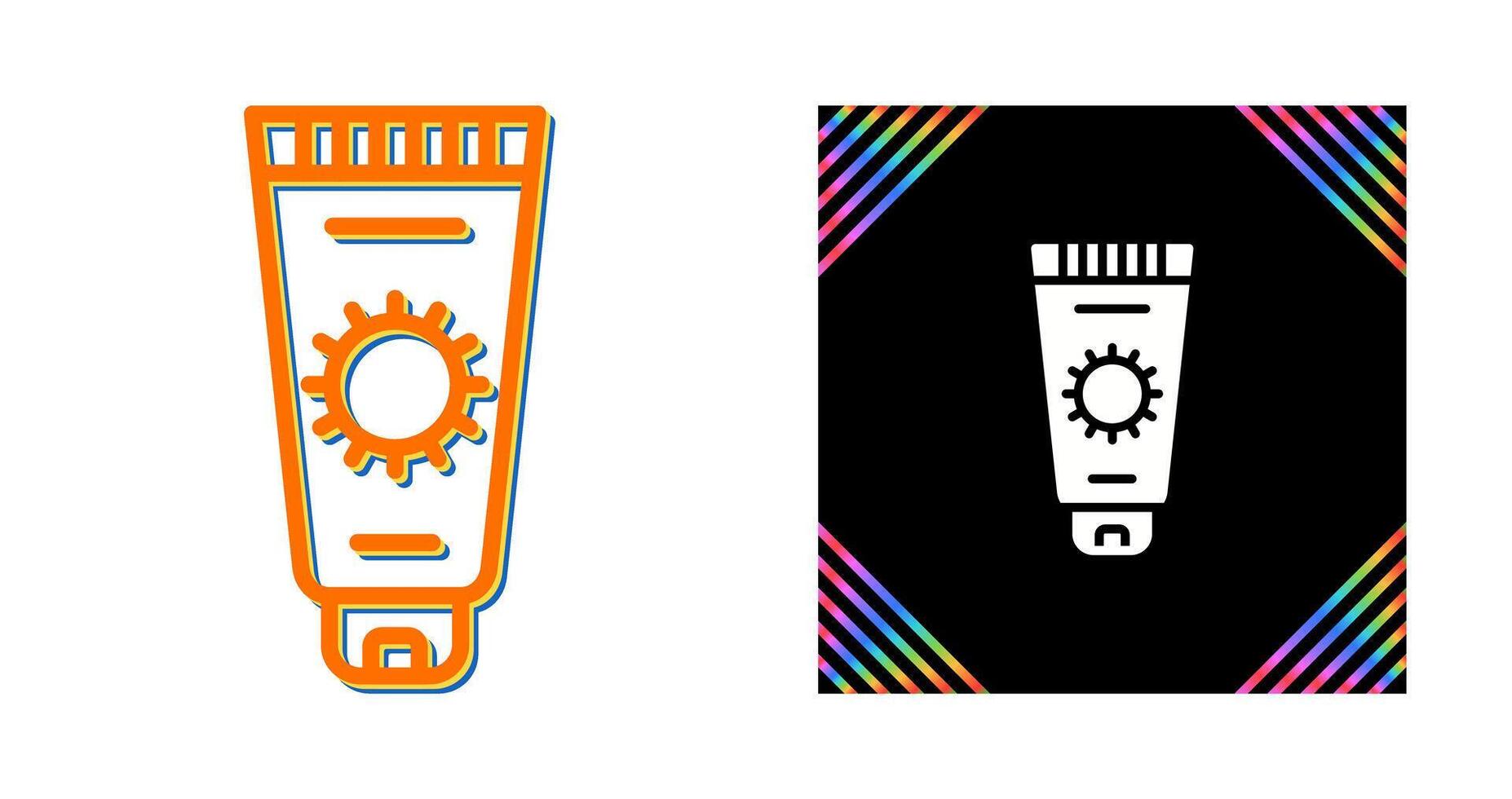 Sunscreen Vector Icon