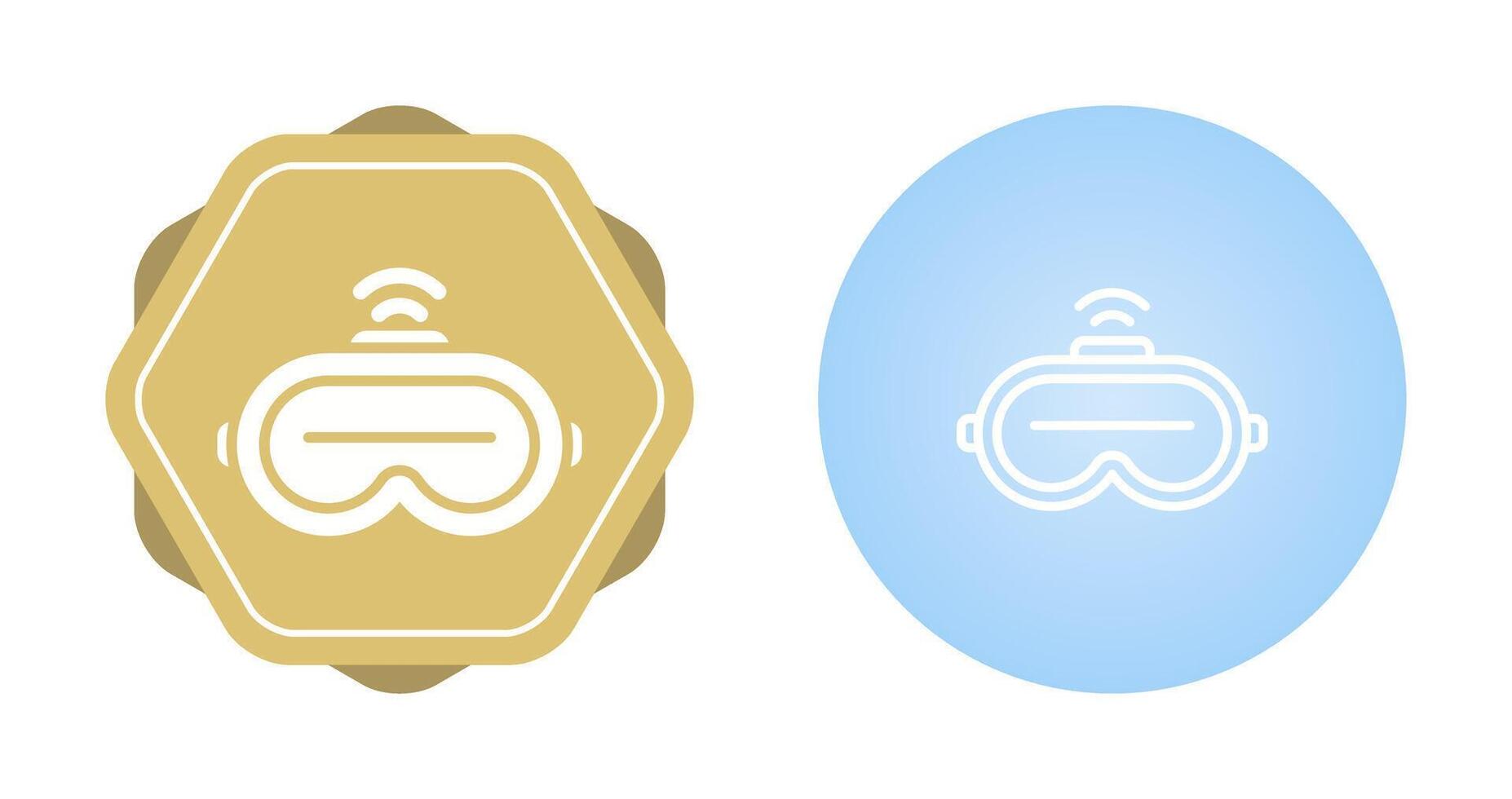 Augmented Reality Headset Vector Icon