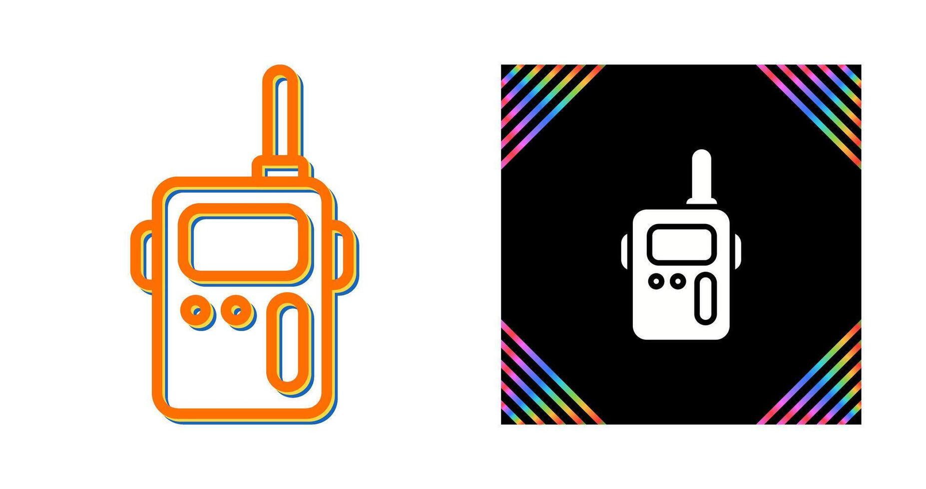 Emergency radio Vector Icon