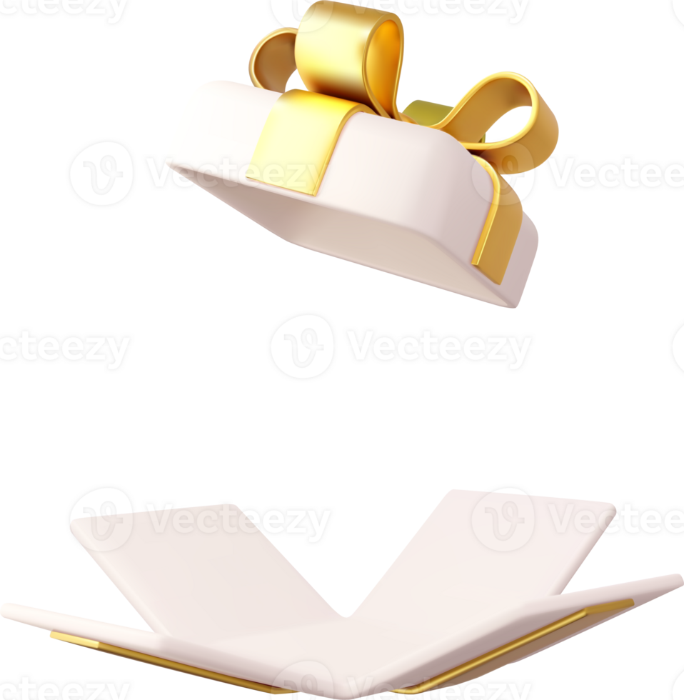 3d Open Gift box. png