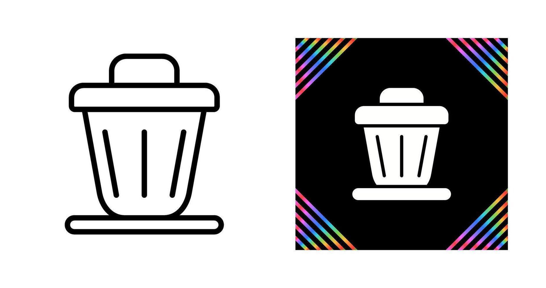 Trash bin Vector Icon