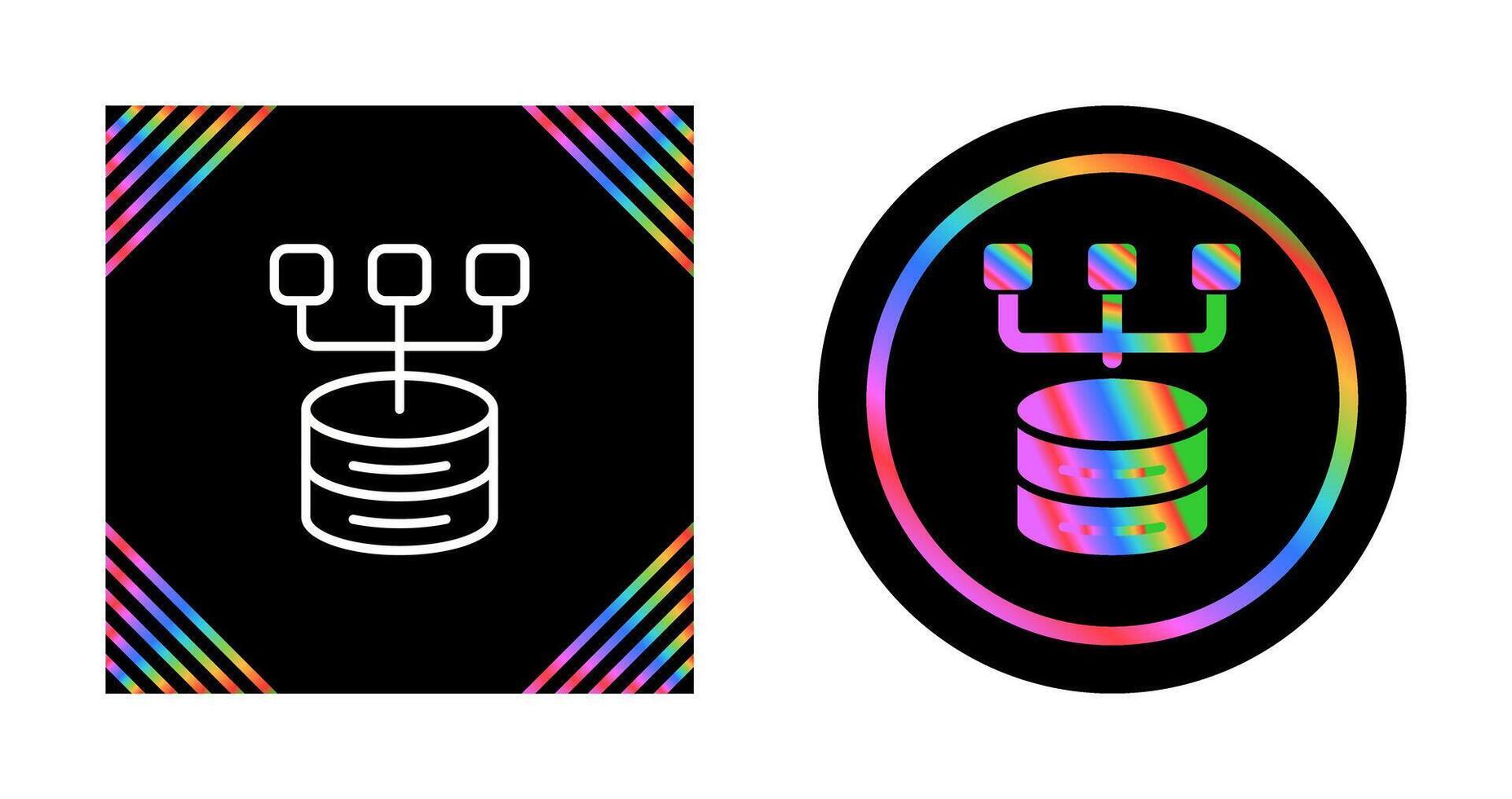 Data Modeling Vector Icon