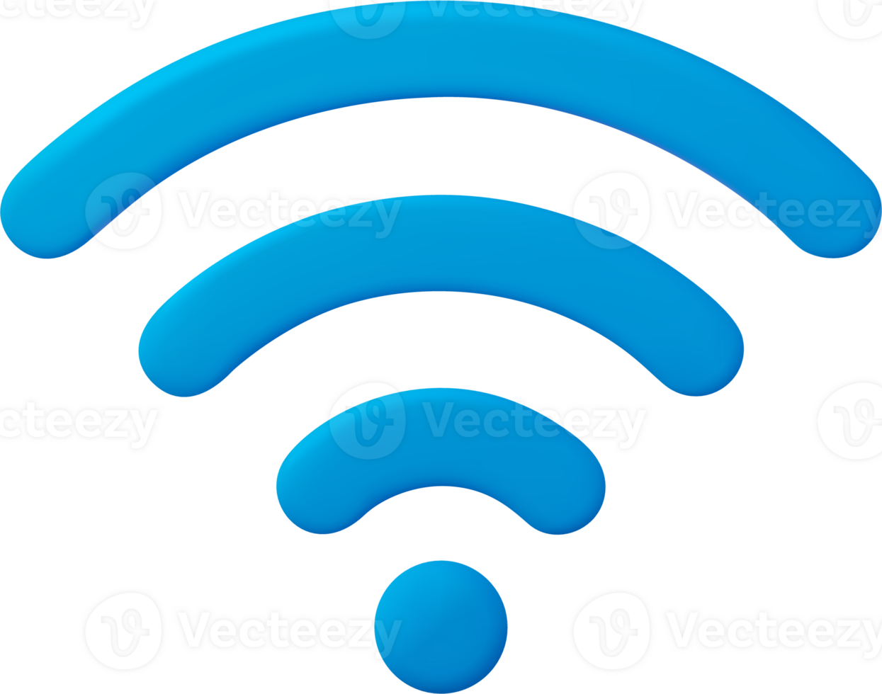 3d Wi-fi sinal, png