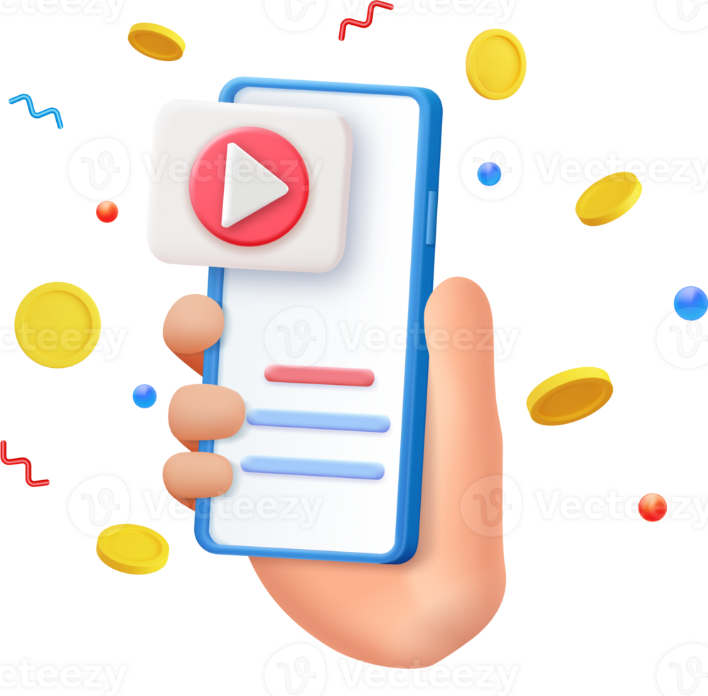 3d social media png