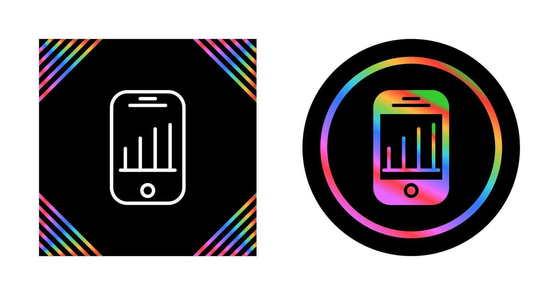 Mobile Analytics Vector Icon