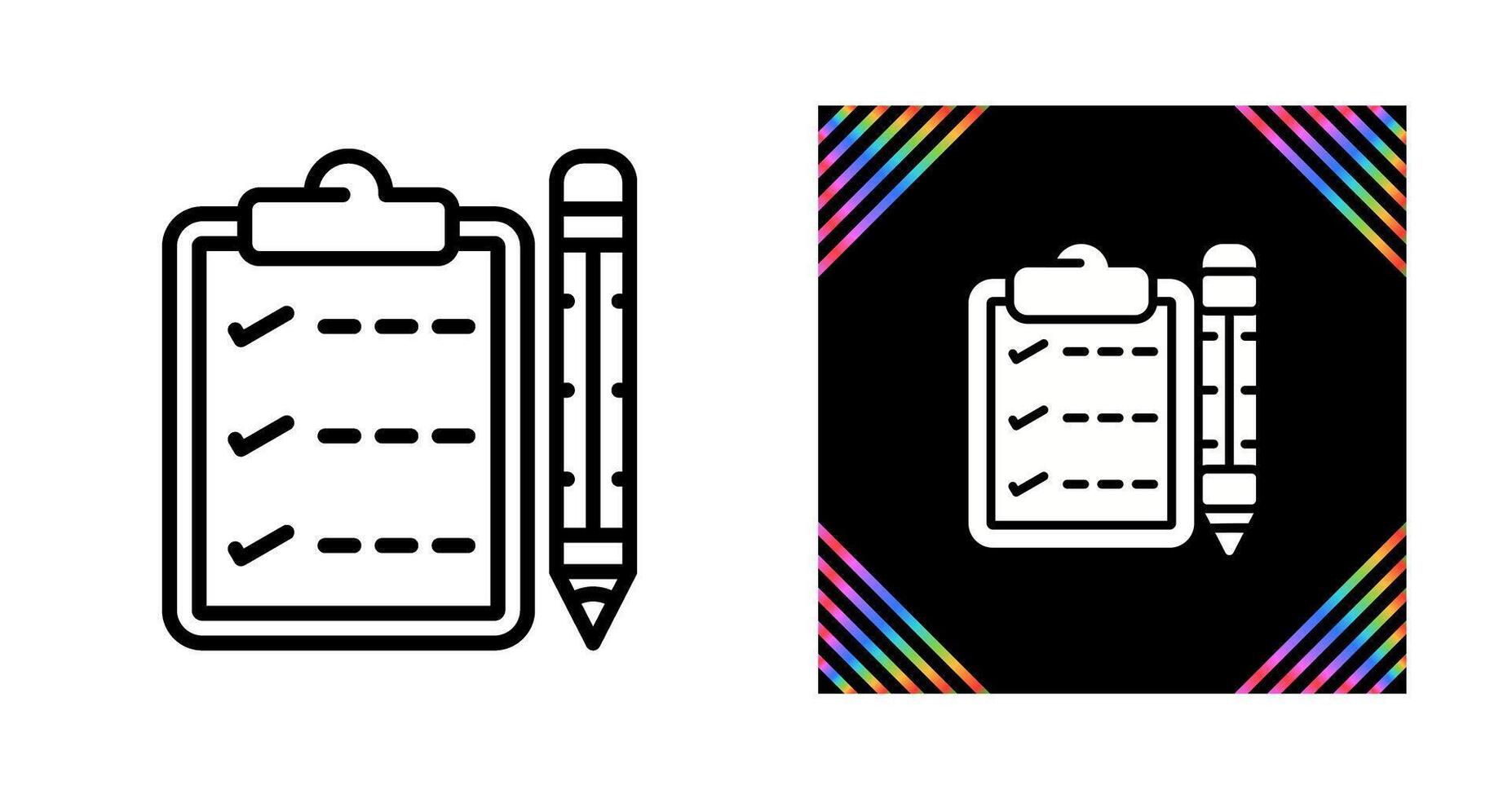Writing pad Vector Icon