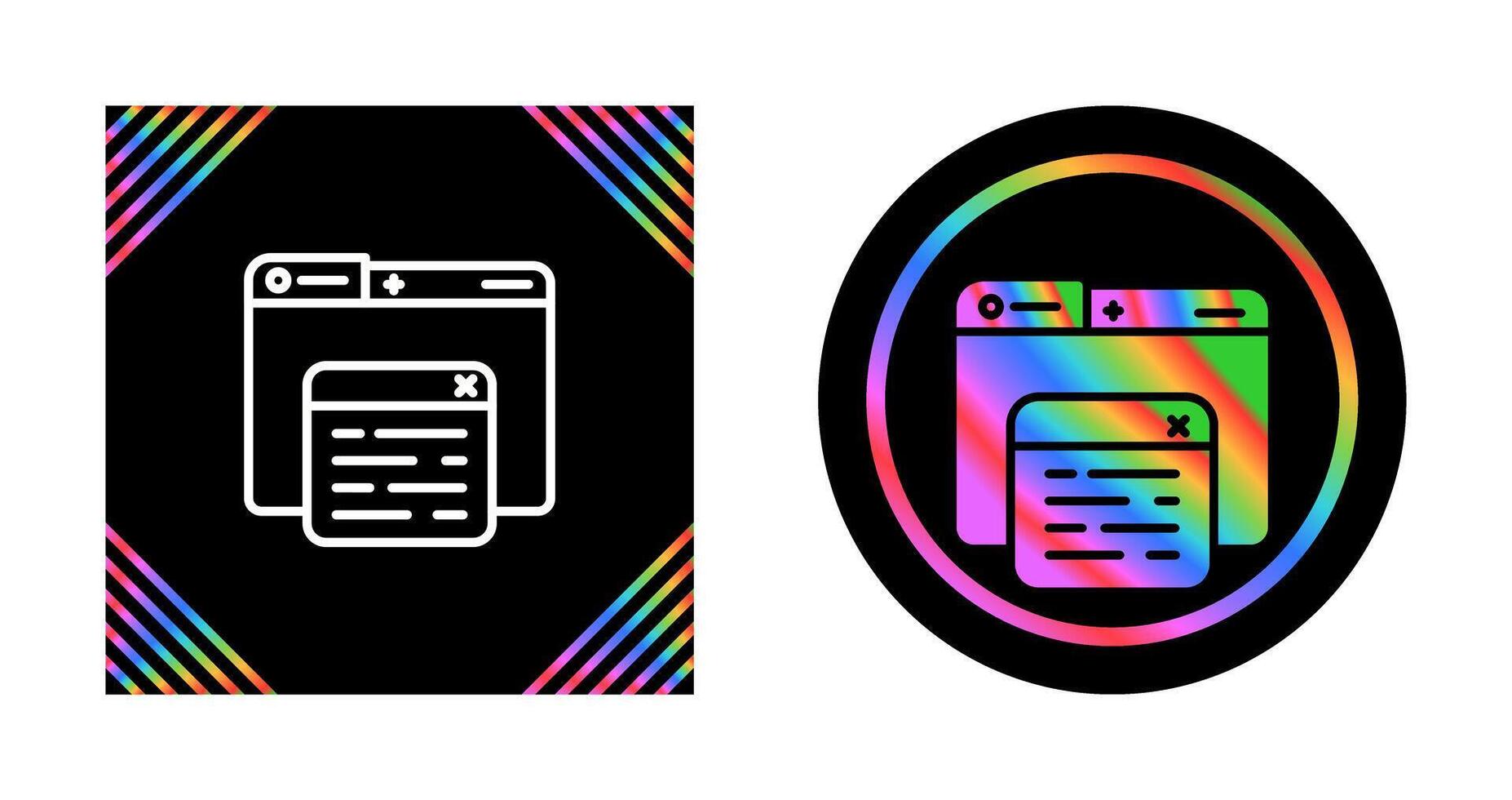 Pop Up Vector Icon