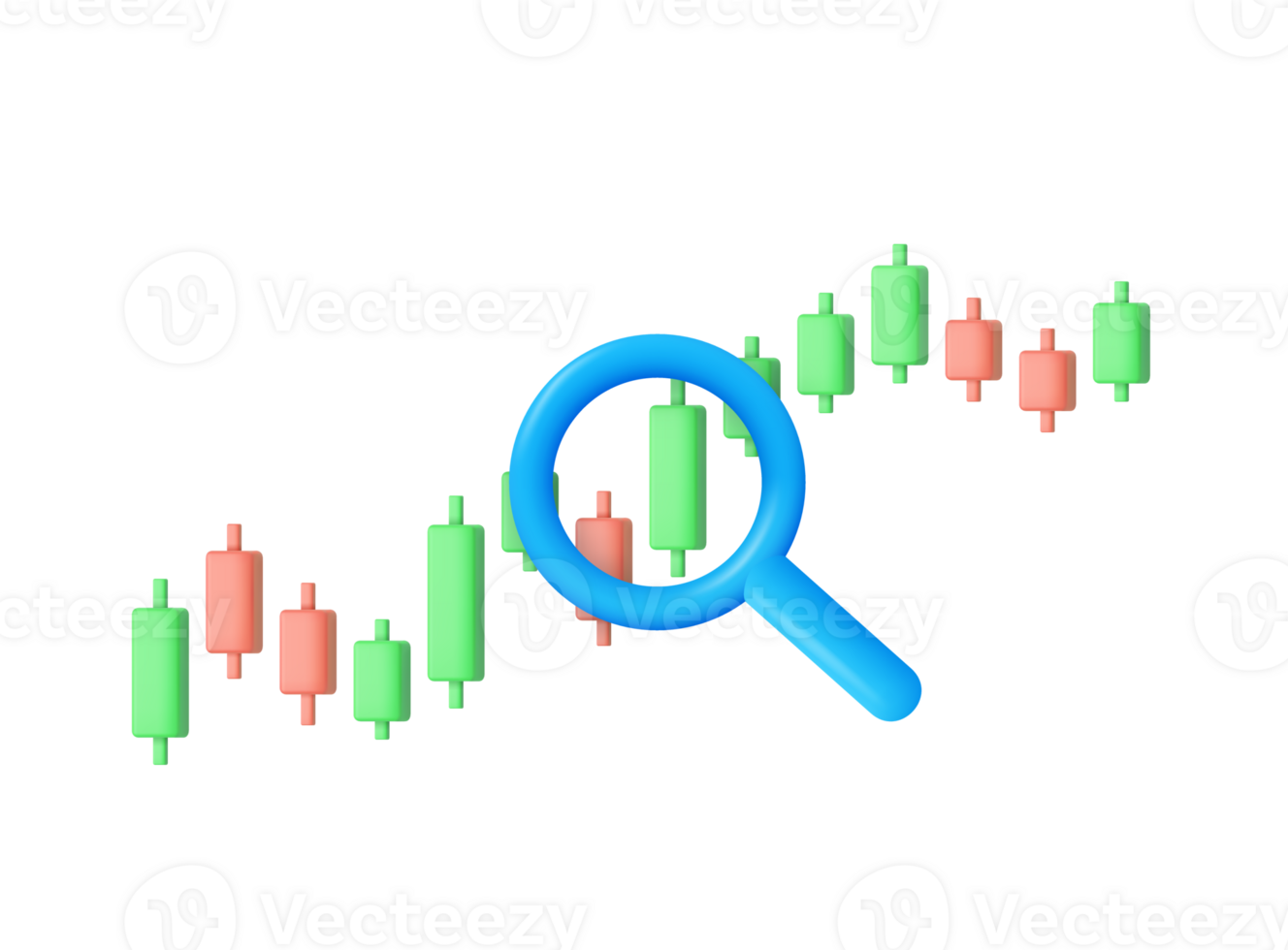 Growth stock diagram financial graph or business investment market trade png
