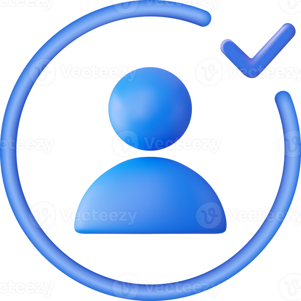 3d User icon png