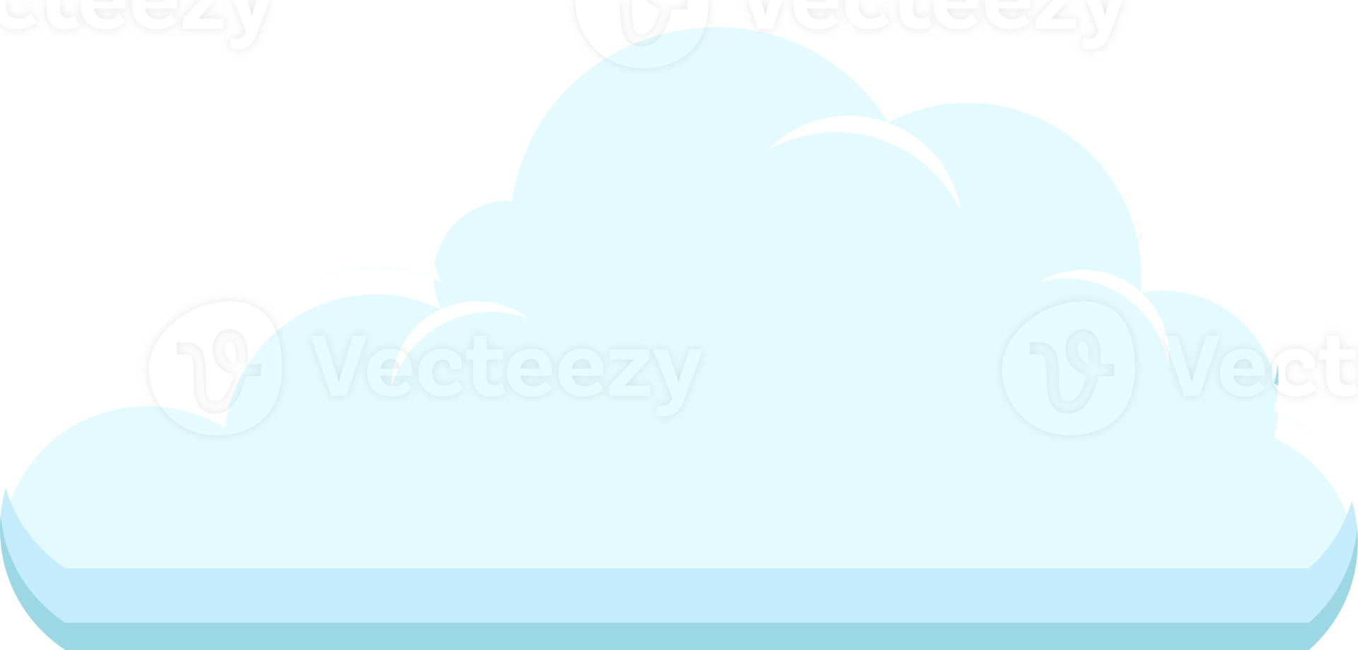 Set of blue sky, clouds. png