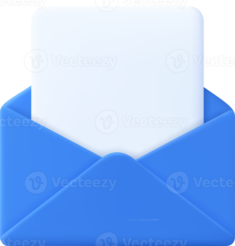 Envelope with paper documents icon. png