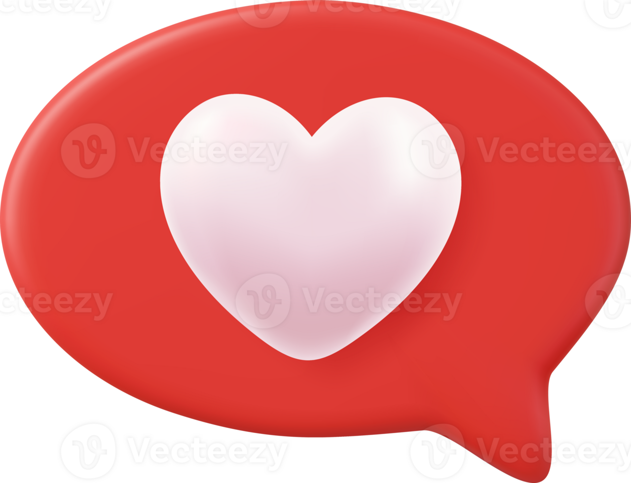 3d social media notification png