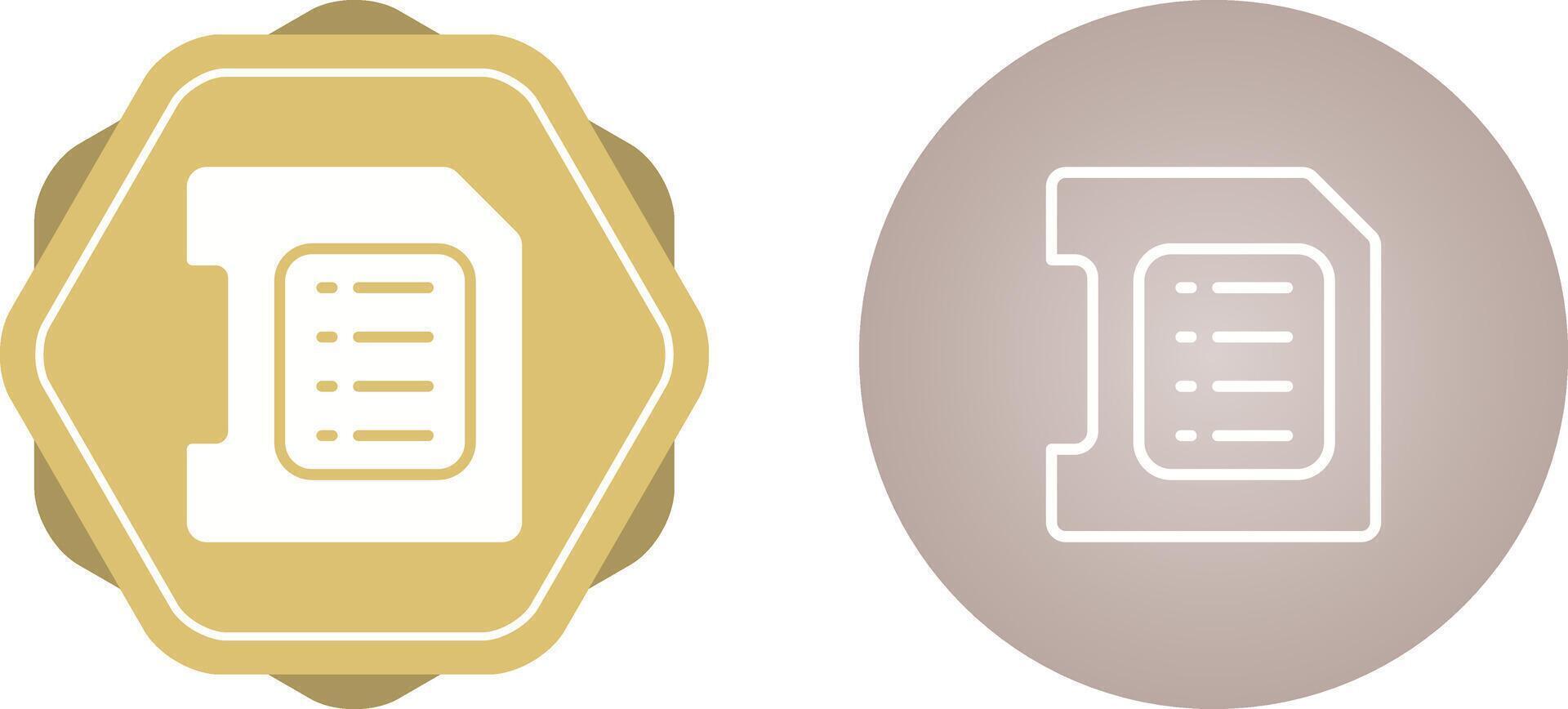 Sd Card Vector Icon