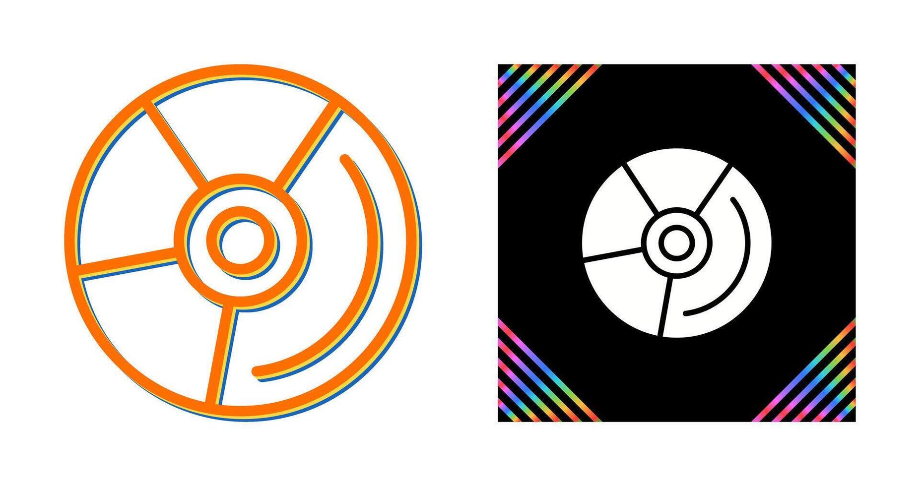 icono de vector de dvd