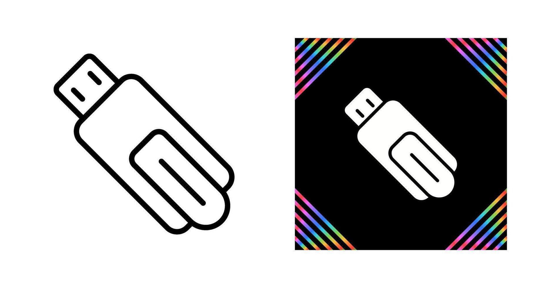 USB Flash Drive Vector Icon