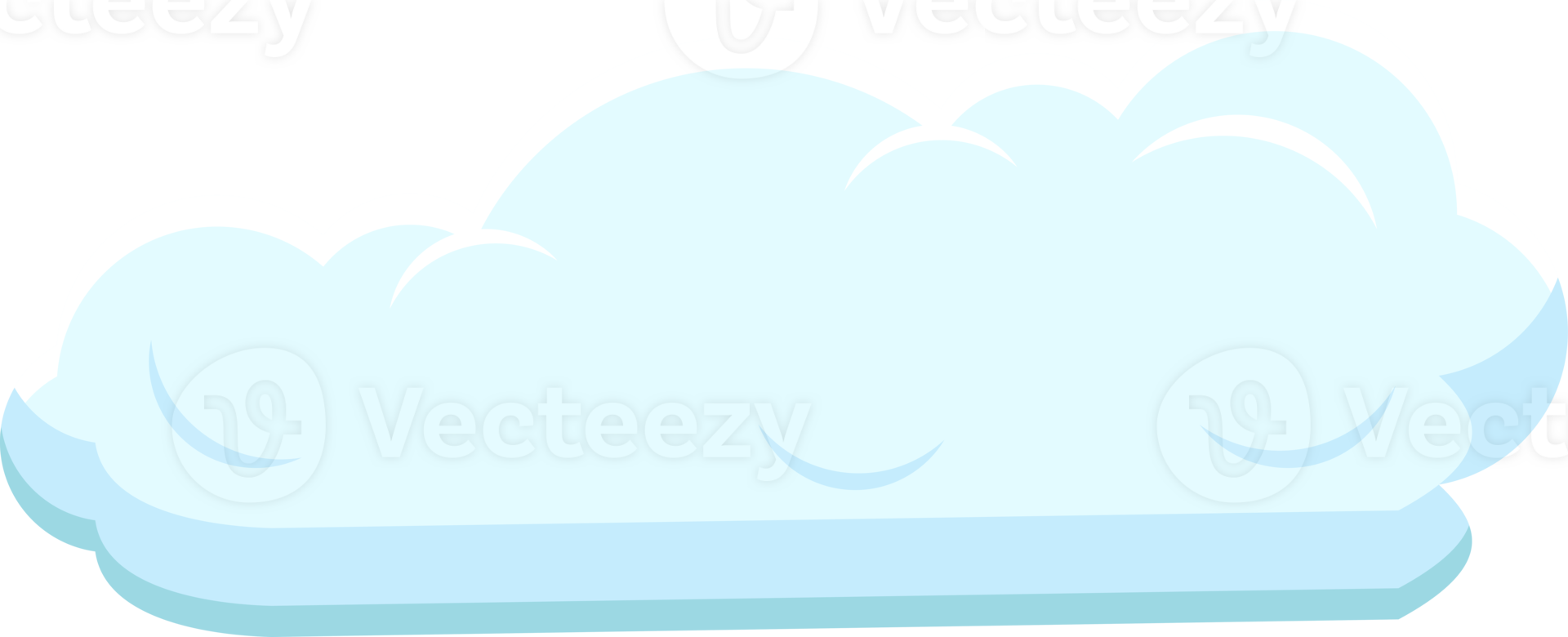 Set of blue sky, clouds. png