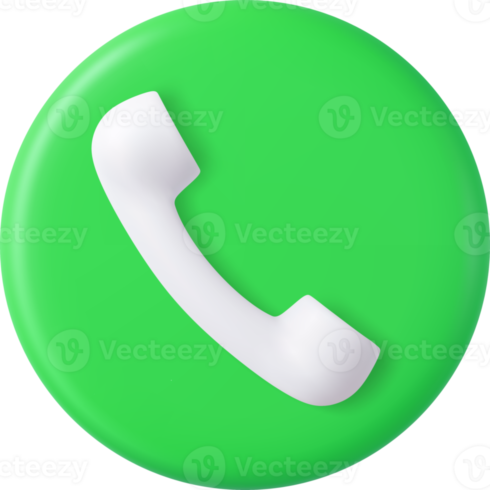 3d Speech cloud with handset. png