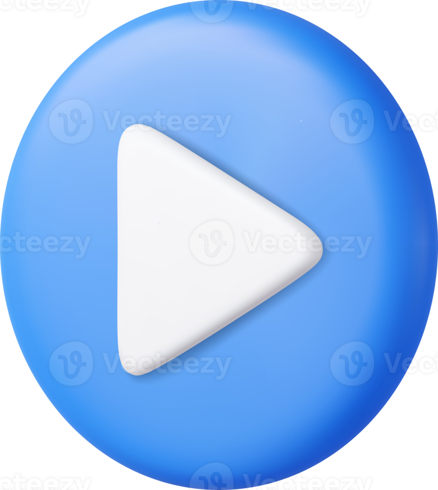 3d Play icon png