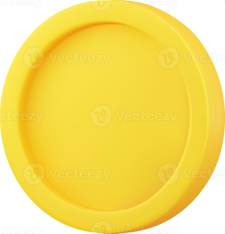 golden coin in different shape png