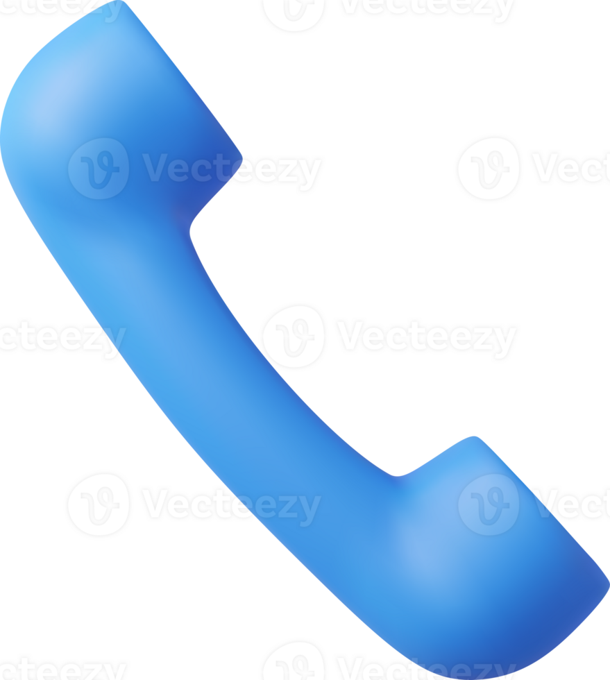 3d handset icon png