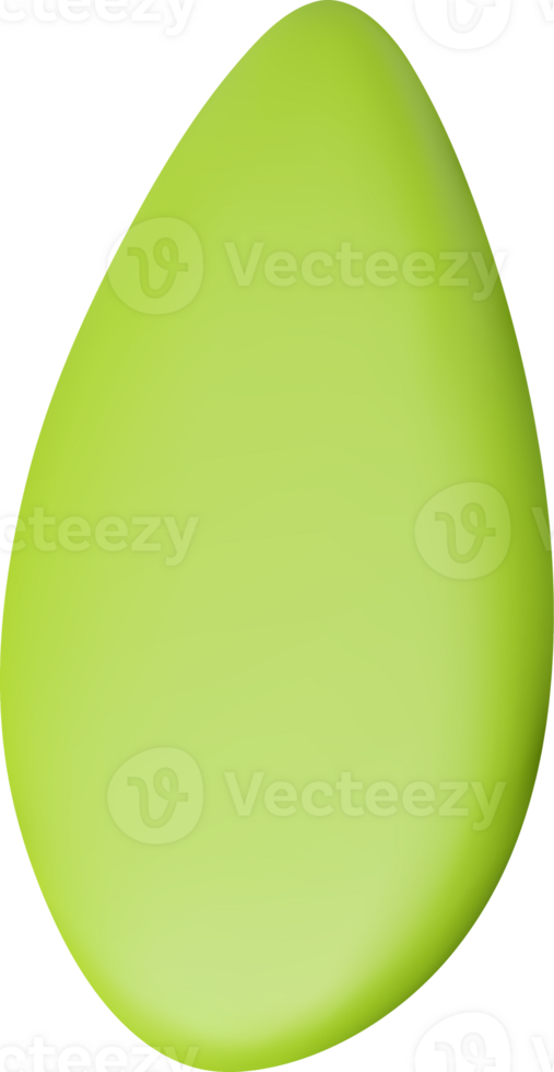 3d realistic green leaf png