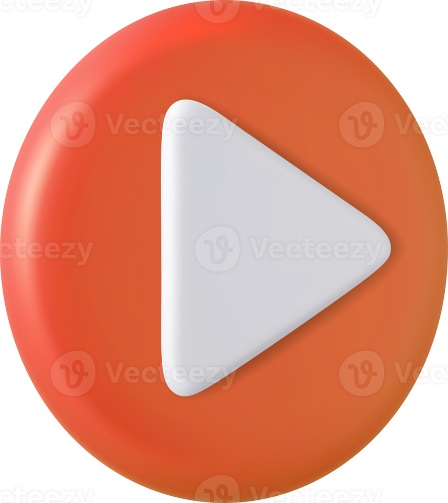 3d Play icon png