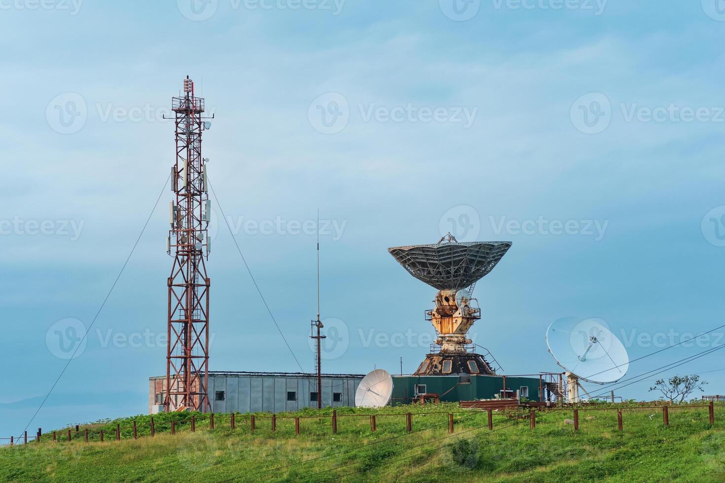 television station of the space communication system in Yuzhno-Kurilsk photo