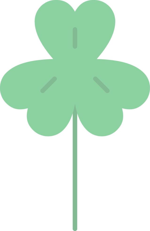 Clover Flat Light Icon vector