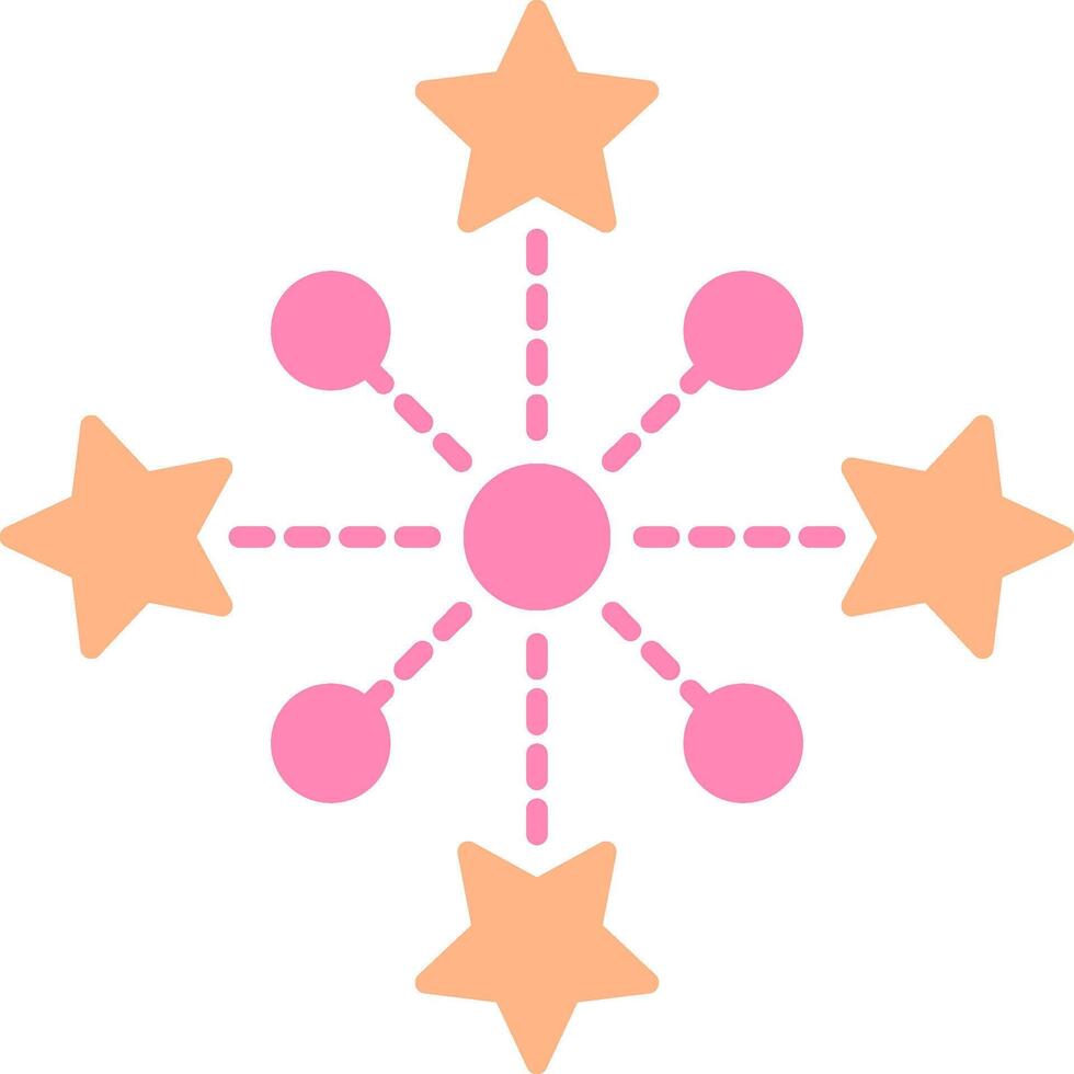 Fireworks Flat Light Icon vector