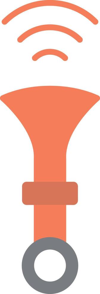 Horn Flat Light Icon vector