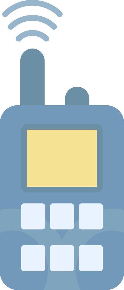 Walkie Talkie Flat Light Icon vector