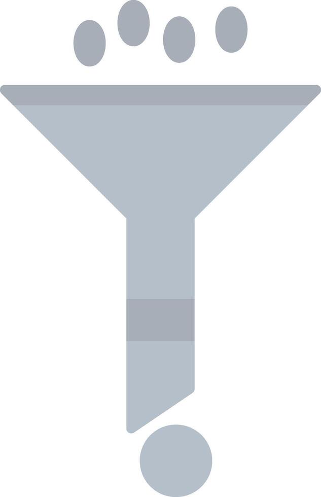 Filter Flat Light Icon vector