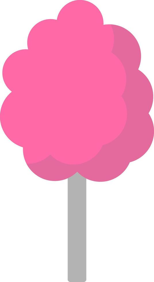 Cotton Candy Flat Light Icon vector