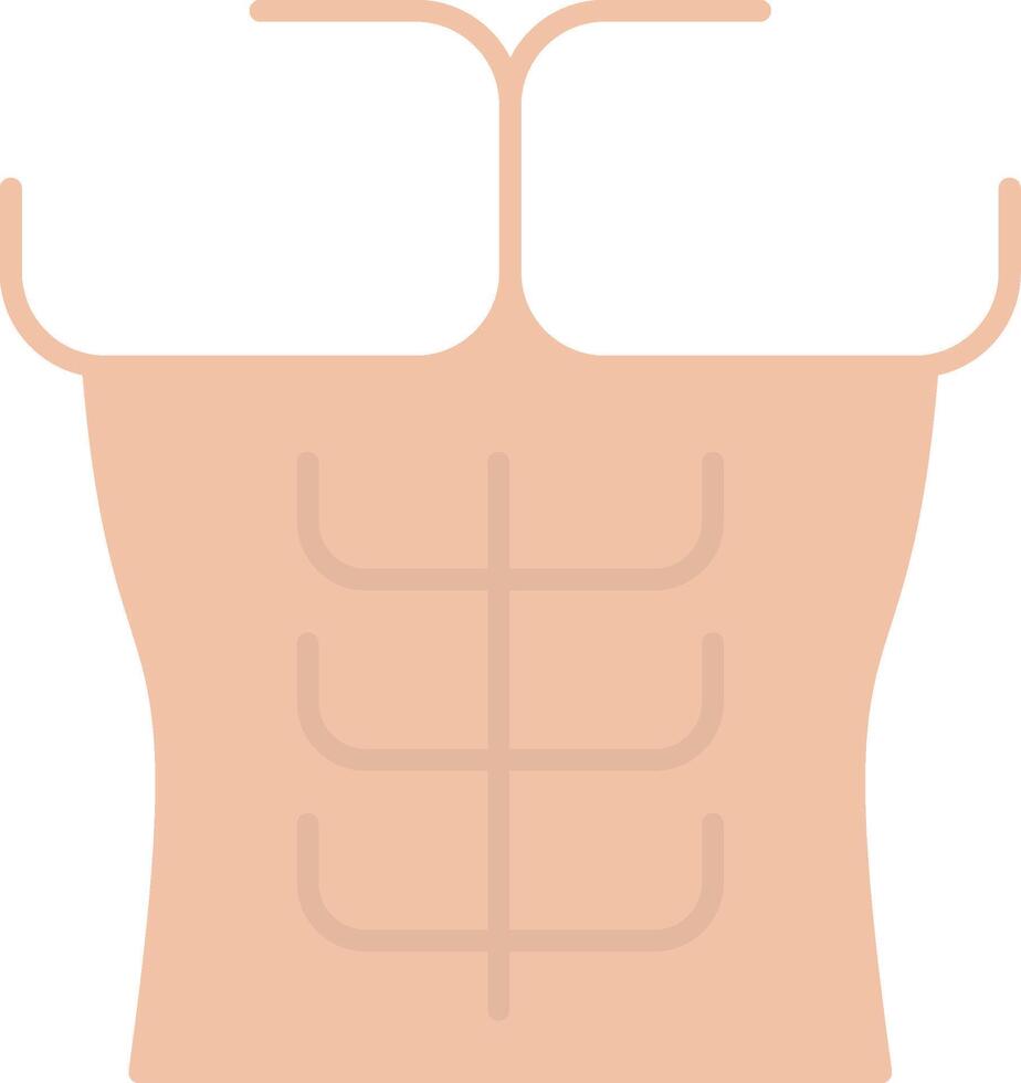 Six Pack Flat Light Icon vector