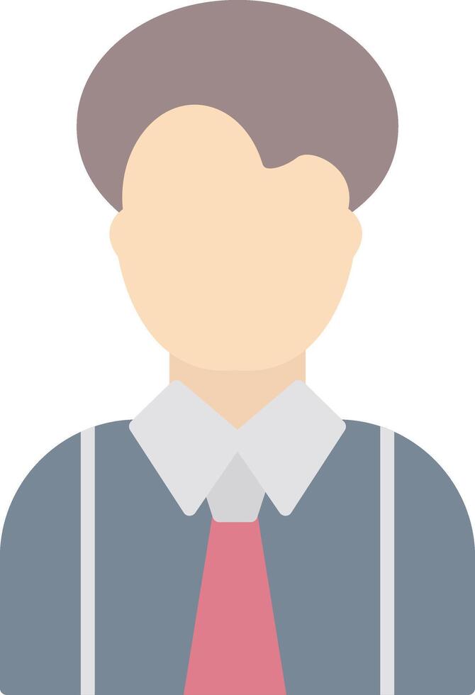 Person Flat Light Icon vector