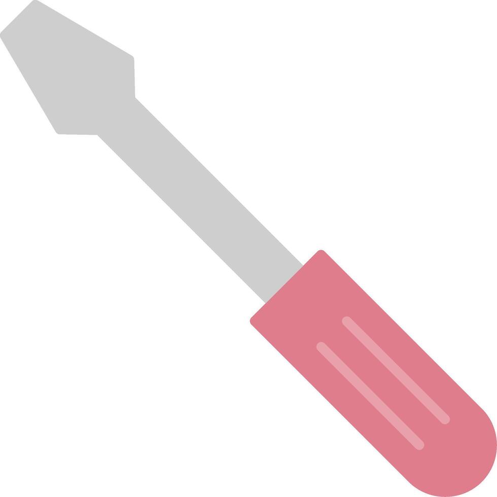 Screwdriver Flat Light Icon vector