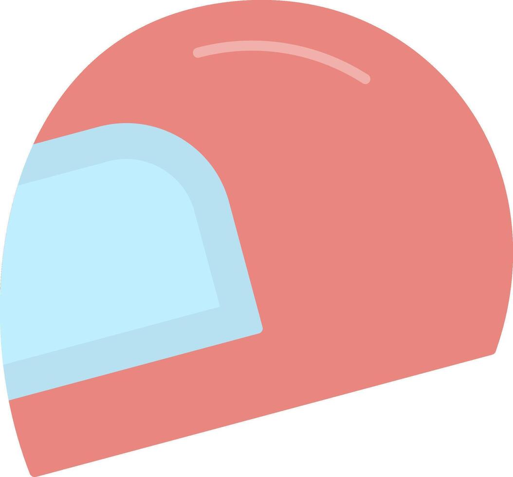 Helmet Flat Light Icon vector